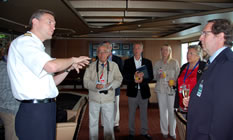 Visite du paquebot Eurodam réservée aux VIP et journalistes